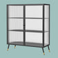 IJzeren op de eetkamer dressoir Cabinet Glam Server Cabinet met opslag