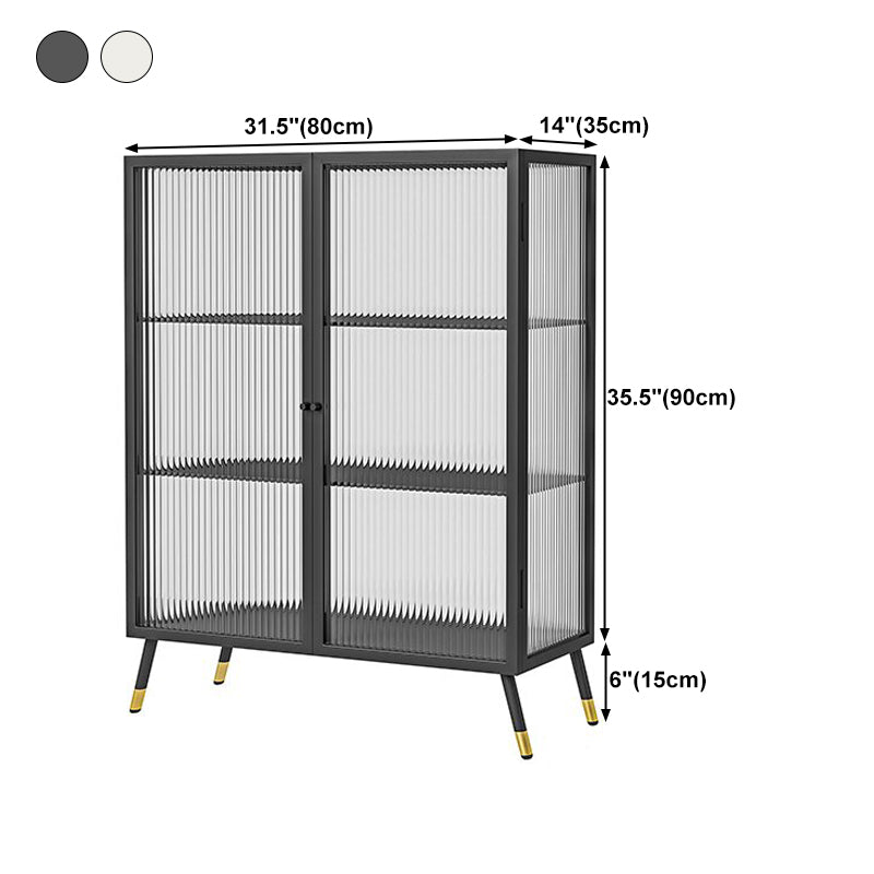 IJzeren op de eetkamer dressoir Cabinet Glam Server Cabinet met opslag
