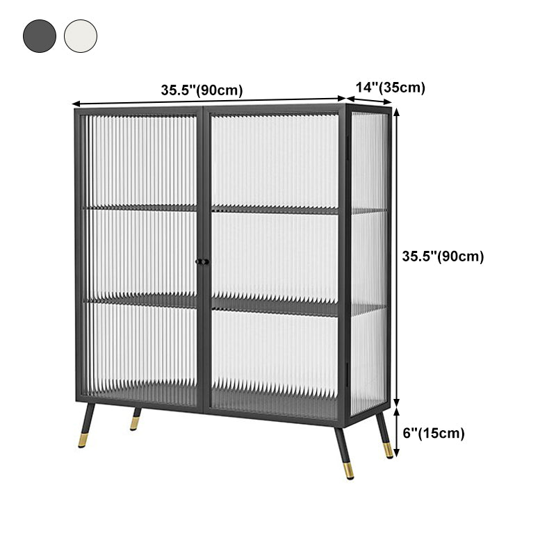 IJzeren op de eetkamer dressoir Cabinet Glam Server Cabinet met opslag