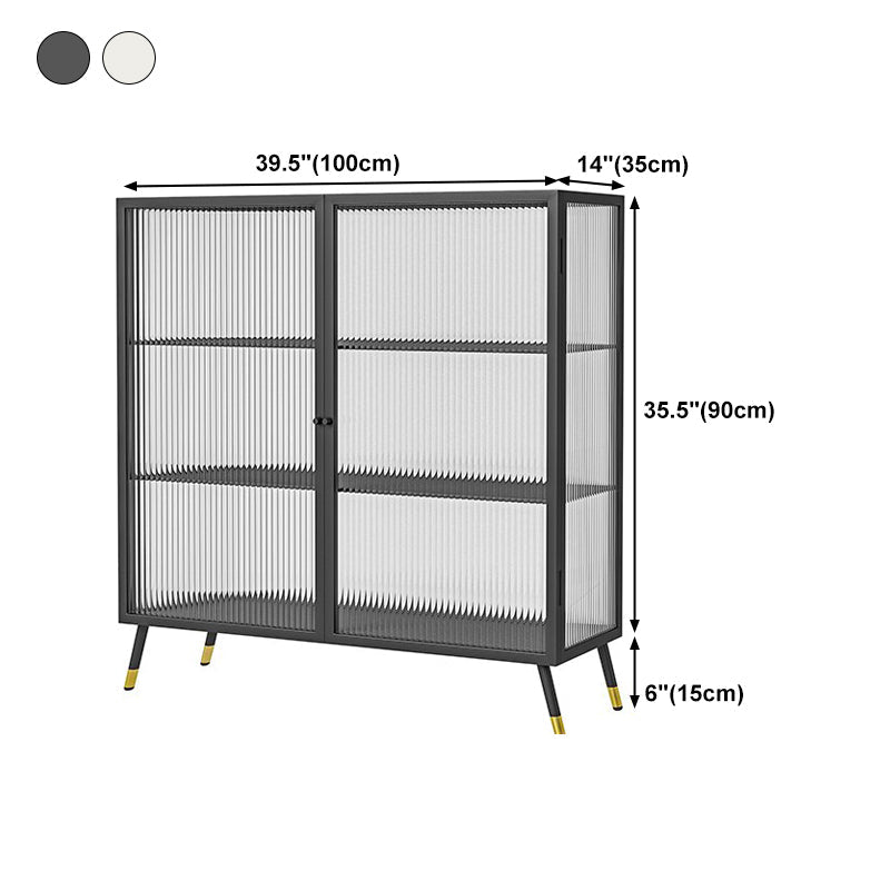 IJzeren op de eetkamer dressoir Cabinet Glam Server Cabinet met opslag