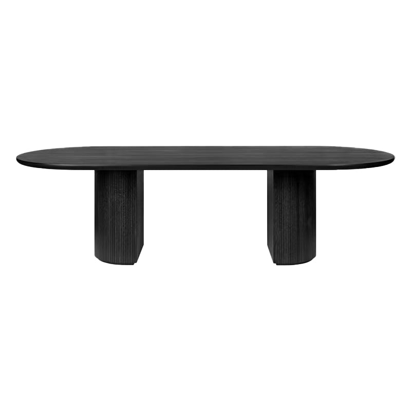 Tavolo da pranzo in stile contemporaneo tavolo nero puro per casa cucina