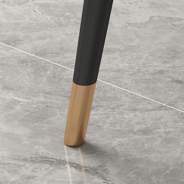 Tavolo da pranzo standard di rettangolo di rettangolo in stile moderno con 4 gambe