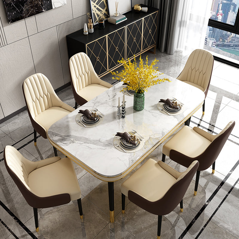 Tavolo da pranzo tradizionale in metallo tradizionale in metallo tradizionale in pietra in pietra