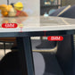 Modern Rectangle Stone Table 4 Legs Standard Height Kitchen Dining Table without Chair
