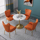 Metalen traditionele luxe ronde tafel van gesinterd stenen tafel met tulponderstel