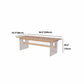 Solid Wood Trestle Base Table Modern Furniture in Natural for Restaurant Clearhalo 'Dining Tables & Seating' 'Dining Tables' 'dining_table' 'furn' 'furn_dining_table' 'Furniture' 'Kitchen & Dining Furniture' 5806504