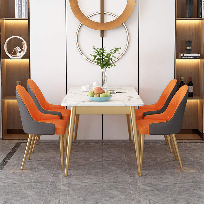 Tavolo da pranzo moderno tavolo da pranzo rettangolo in pietra in pietra per cucina