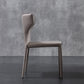 Leather Dining Chair Contemporary Design Wingback Side Chair