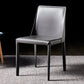 Solid Back Chair Contemporary Modern Leather Indoor-Outdoor Side Chair Clearhalo 'Dining Chairs' 'Dining Tables & Seating' 'dining_chair' 'furn' 'furn_dining_chair' 'Furniture' 'Kitchen & Dining Furniture' 5806780