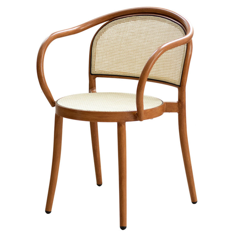 Scandinavian Arm Open Back Chairs for Home Wood Dining Chairs Clearhalo 'Dining Chairs' 'Dining Tables & Seating' 'dining_chair' 'furn' 'furn_dining_chair' 'Furniture' 'Kitchen & Dining Furniture' 5806790