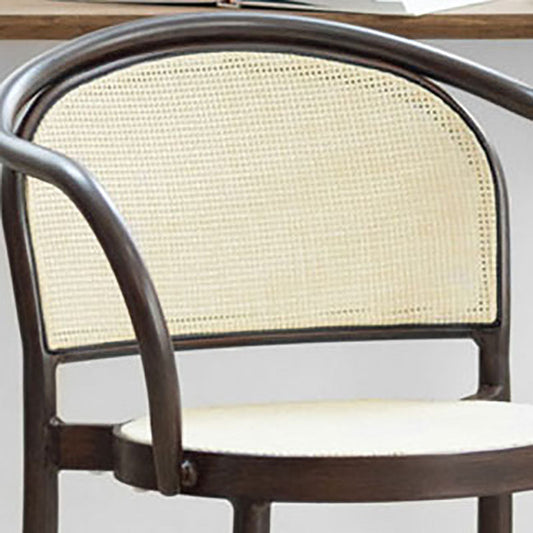 Scandinavian Arm Open Back Chairs for Home Wood Dining Chairs Clearhalo 'Dining Chairs' 'Dining Tables & Seating' 'dining_chair' 'furn' 'furn_dining_chair' 'Furniture' 'Kitchen & Dining Furniture' 5806791