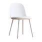 Upholstered Dining Chairs Nordic Style Armless Solid Back Chair