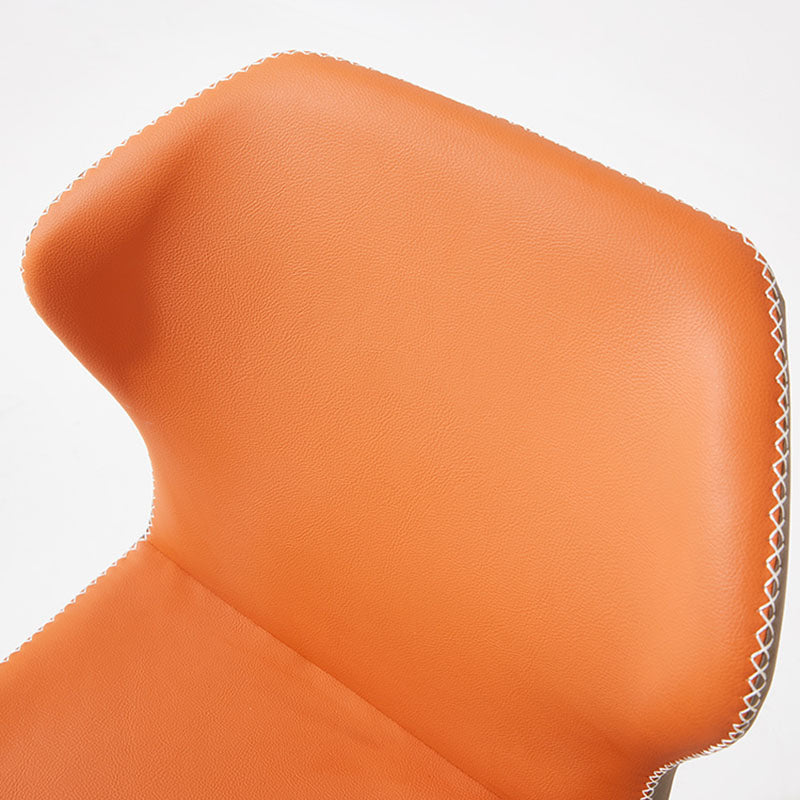 Eigentijdse stijl stoel keuken armloze wingback stoelen met metalen benen