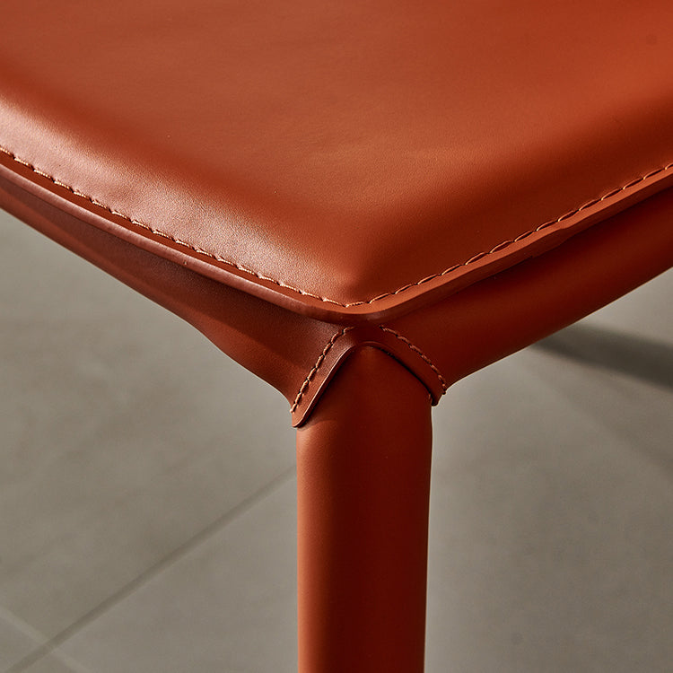 Contemporary Style Dining Chairs Armless Side Chairs with Metal Legs Clearhalo 'Dining Chairs' 'Dining Tables & Seating' 'dining_chair' 'furn' 'furn_dining_chair' 'Furniture' 'Kitchen & Dining Furniture' 5807067