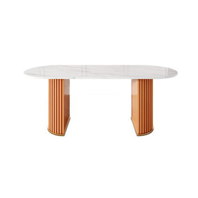 Nordic Glam rechthoekige gesinterde stenen tafelset 1/2/5/7-delige eetset