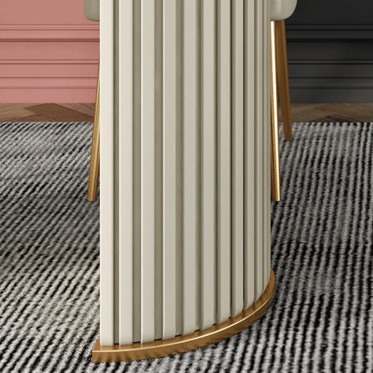 Nordic Glam rechthoekige gesinterde stenen tafelset 1/2/5/7-delige eetset