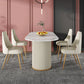 Nordic Glam rechthoekige gesinterde stenen tafelset 1/2/5/7-delige eetset
