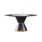 Contemporary Round Sintered Stone Table Set 1/7 Pieces Dining Set