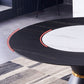 Contemporary Round Sintered Stone Table Set 1/7 Pieces Dining Set