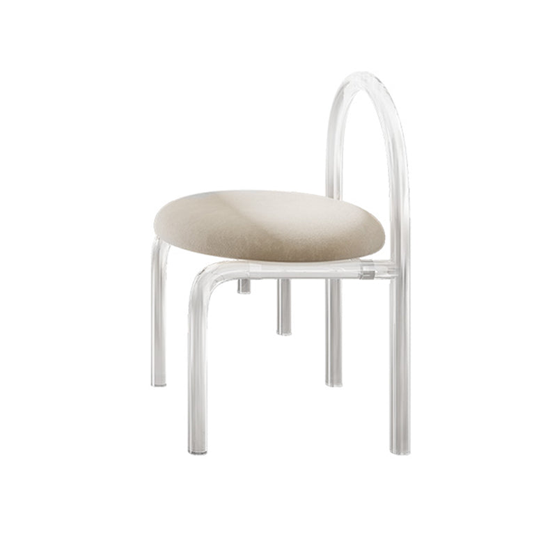 Juego de comedor moderno, mesa de comedor y sillas con marco acrílico rectangular de 1/2/5 piezas