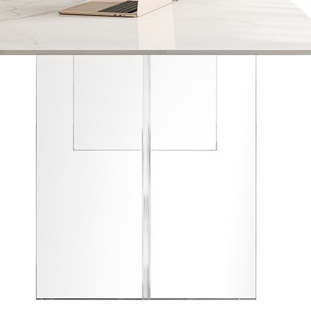 Juego de comedor moderno, mesa de comedor y sillas con marco acrílico rectangular de 1/2/5 piezas