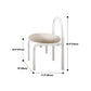 Juego de comedor moderno, mesa de comedor y sillas con marco acrílico rectangular de 1/2/5 piezas