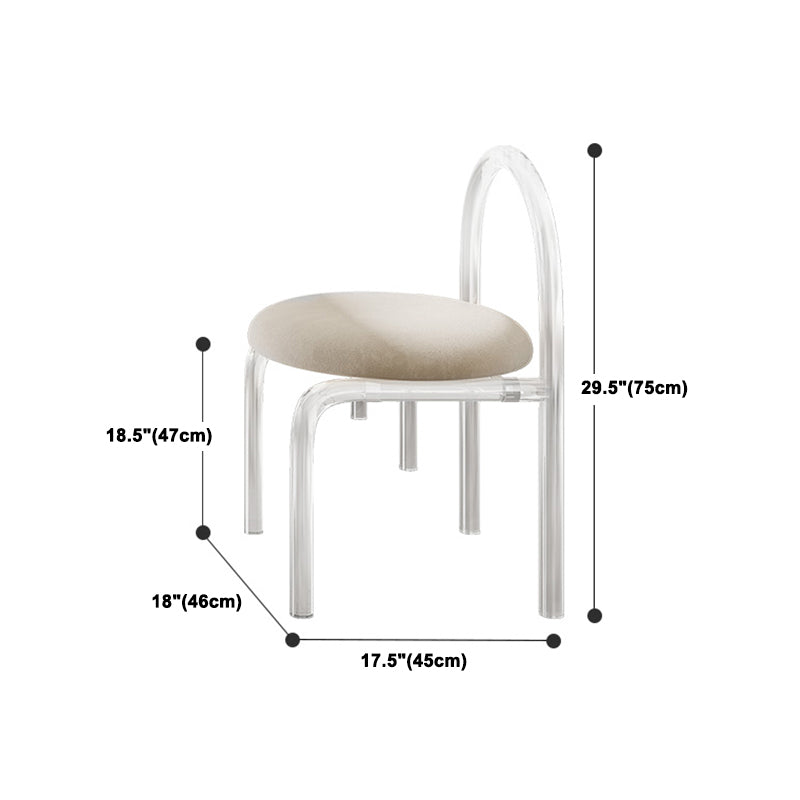 Juego de comedor moderno, mesa de comedor y sillas con marco acrílico rectangular de 1/2/5 piezas