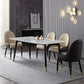 Modern Rectangle Sintered Stone Table Set 1/2/4/5/7 Pieces Dining Set 5 Pieces: Table, 4 Chairs Clearhalo 'Dining Room Sets' 'Dining Tables & Seating' 'dining_room_set' 'furn' 'furn_dining_room_set' 'Furniture' 'Kitchen & Dining Furniture' 5807284