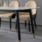 Modern Rectangle Sintered Stone Table Set 1/2/4/5/7 Pieces Dining Set Clearhalo 'Dining Room Sets' 'Dining Tables & Seating' 'dining_room_set' 'furn' 'furn_dining_room_set' 'Furniture' 'Kitchen & Dining Furniture' 5807292
