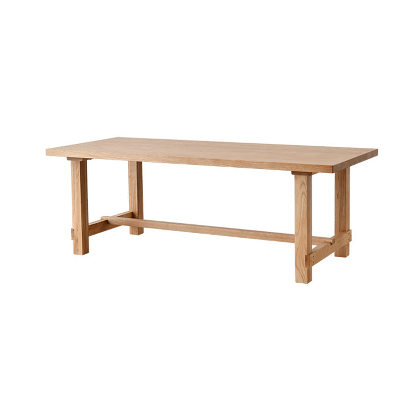 Modern Furniture Dining Set 1/2/4/5/6 Pcs Solid Wood Dining Table and Chairs Wood 86.6"L x 35.4"W Clearhalo 'Dining Room Sets' 'Dining Tables & Seating' 'dining_room_set' 'furn' 'furn_dining_room_set' 'Furniture' 'Kitchen & Dining Furniture' 5807303
