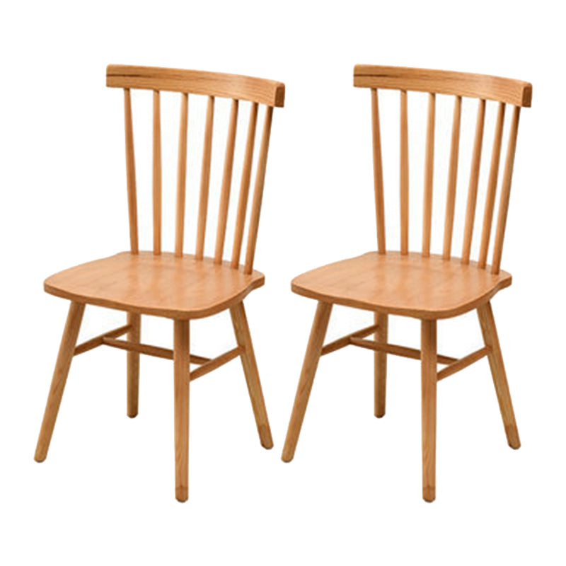 Modern Furniture Dining Set 1/2/4/5/6 Pcs Solid Wood Dining Table and Chairs 2 Brown Chairs Clearhalo 'Dining Room Sets' 'Dining Tables & Seating' 'dining_room_set' 'furn' 'furn_dining_room_set' 'Furniture' 'Kitchen & Dining Furniture' 5807306