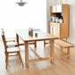 Modern Furniture Dining Set 1/2/4/5/6 Pcs Solid Wood Dining Table and Chairs 5 Pieces: Table, 3 Chairs, 1 Bench Clearhalo 'Dining Room Sets' 'Dining Tables & Seating' 'dining_room_set' 'furn' 'furn_dining_room_set' 'Furniture' 'Kitchen & Dining Furniture' 5807307