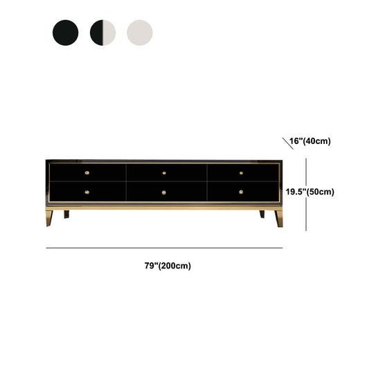 Glam Glam TV Media Console TV Occentato con cassetti