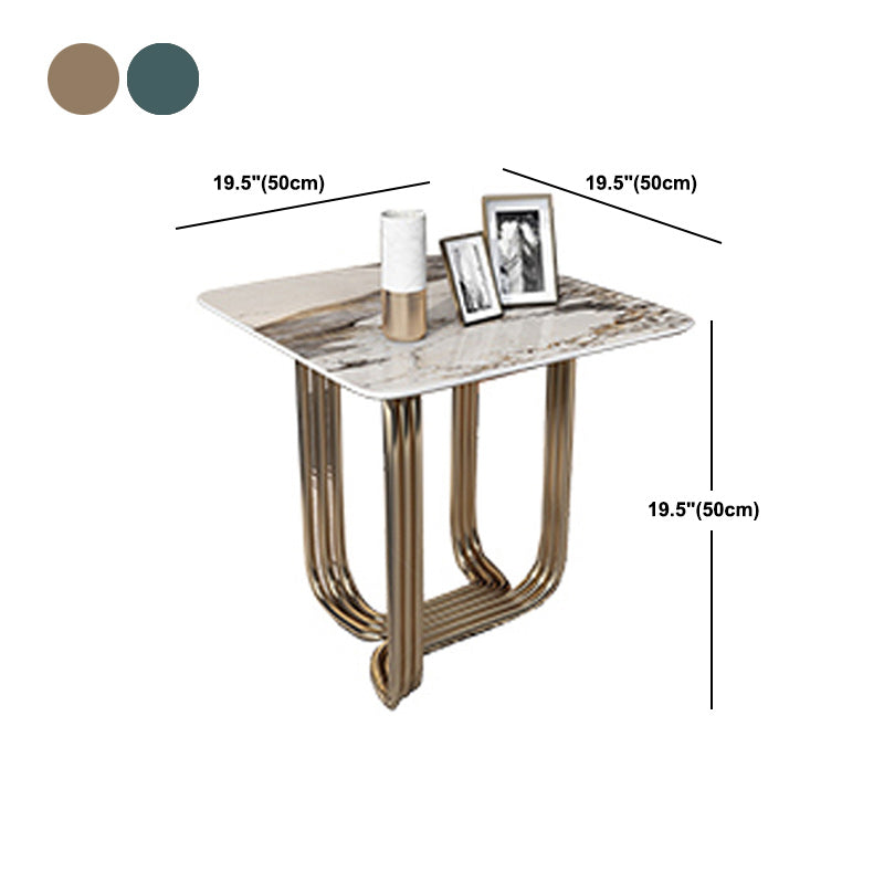 Tavolino di caffè astratto glam tavolino rettangolare per casa