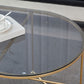 Modern X-Base Coffee Cocktail Table Glass Top Coffee Cocktail Table for Living Room Clearhalo 'Coffee & Accent Tables' 'Coffee Tables' 'coffee_tables' 'furn' 'furn_coffee_tables' 'Furniture' 'Living Room Furniture' 5809064