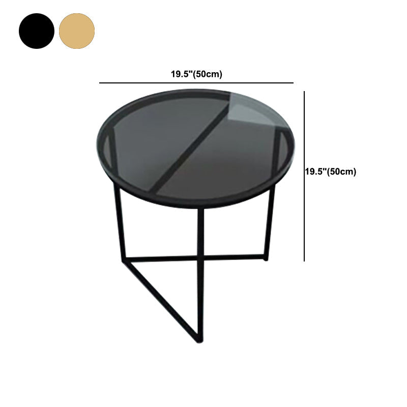 Modern X-Base Coffee Cocktail Table Glass Top Coffee Cocktail Table for Living Room Clearhalo 'Coffee & Accent Tables' 'Coffee Tables' 'coffee_tables' 'furn' 'furn_coffee_tables' 'Furniture' 'Living Room Furniture' 5809076