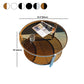 Modern Round Coffee Table 3 Legs Glass Top Coffee Cocktail Table for Living Room Clearhalo 'Coffee & Accent Tables' 'Coffee Tables' 'coffee_tables' 'furn' 'furn_coffee_tables' 'Furniture' 'Living Room Furniture' 5809089