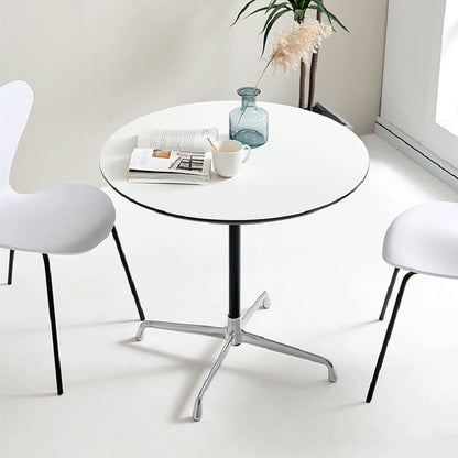 Mesa de centro con pedestal escandinavo, mesa de centro de madera para cóctel, para sala de estar