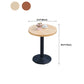 29.53" Tall Contemporary Style Coffee Cocktail Table Metal Pedestal Coffee Table Clearhalo 'Coffee & Accent Tables' 'Coffee Tables' 'coffee_tables' 'furn' 'furn_coffee_tables' 'Furniture' 'Living Room Furniture' 5809193