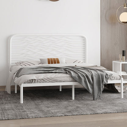 Glam Iron Open-frame bed met rechthoekige hoofdeinde en metalen benen