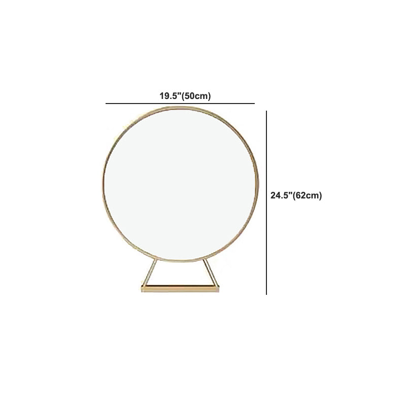 1-Drawer Makeup Vanity Table with Mirror & Stool Luxurious Stone/Leather Dresser Clearhalo 'Bedroom Furniture' 'furn' 'furn_makeup_vanities' 'Furniture' 'Makeup Vanities' 'makeup_vanities' 5809841