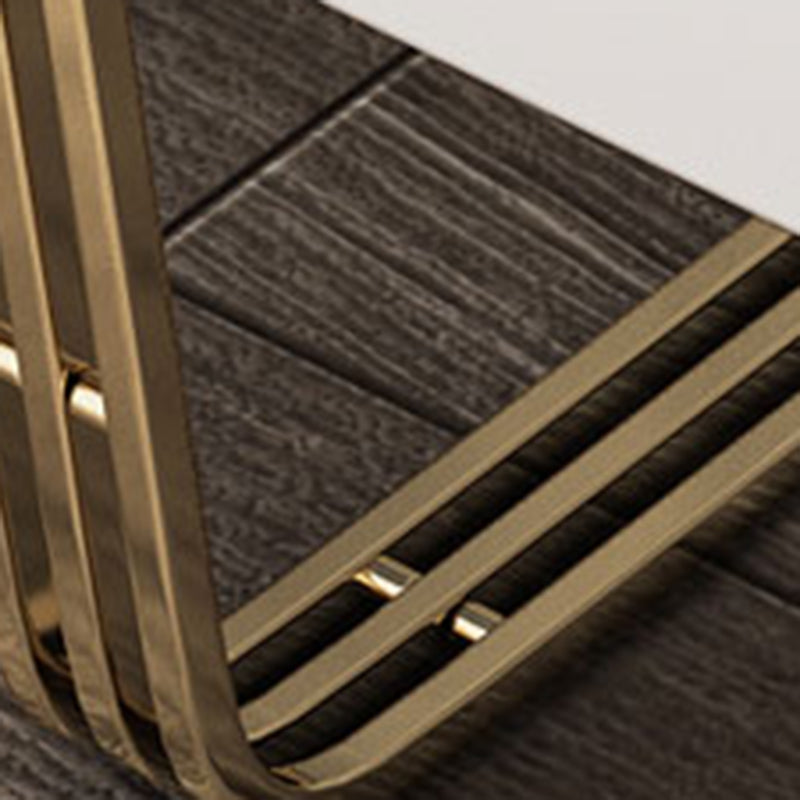 Mesa de maquillaje de tocador de vidrio con cajón, tocador glamoroso tocador