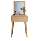 Scandinavisch massief houten dressoir 1-lading ijdelheid tafel met ontlasting en spiegel