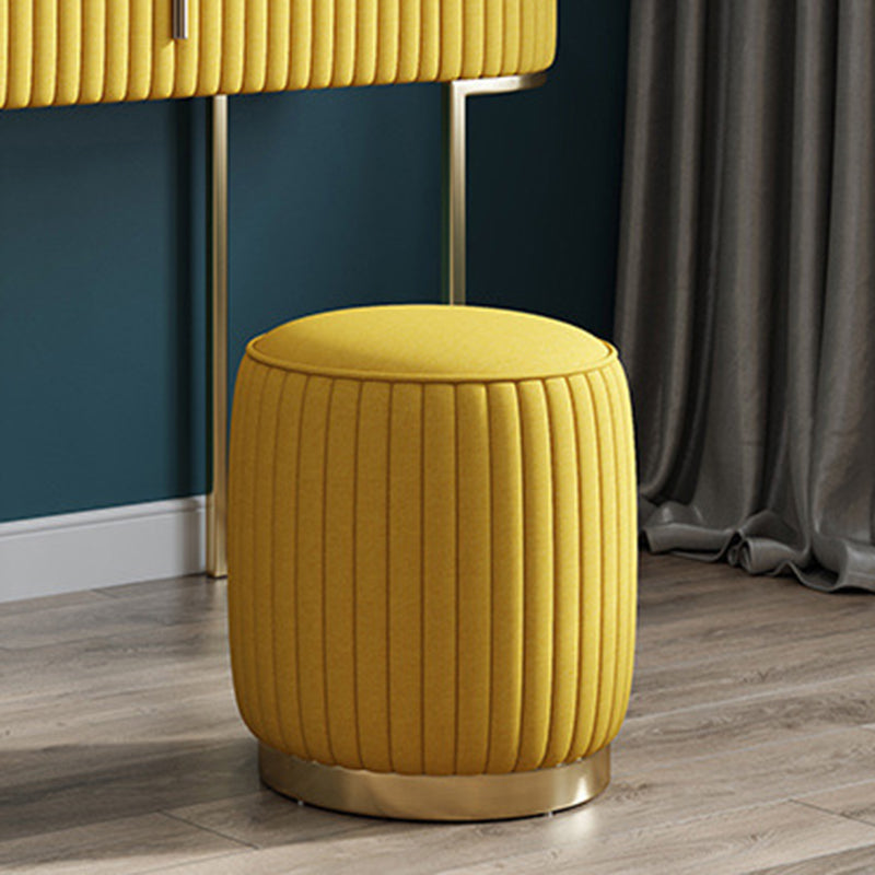 Glam Marble Top Vanity Table 30.15" H Makeup Dressing Table Set Vanity Stool None Yellow Clearhalo 'Bedroom Furniture' 'furn' 'furn_makeup_vanities' 'Furniture' 'Makeup Vanities' 'makeup_vanities' 5810402