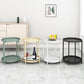 Round Metal Table Plate 4 Legs Base Tray Table Top Side Table