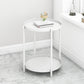 Round Metal Table Plate 4 Legs Base Tray Table Top Side Table