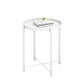 Round Metal Table Plate 4 Legs Base Tray Table Top Side Table