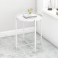Round Metal Table Plate 4 Legs Base Tray Table Top Side Table