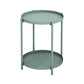Round Metal Table Plate 4 Legs Base Tray Table Top Side Table