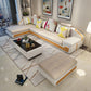 Contemporary L-Shape Modular Furniture Sectionals for Four People